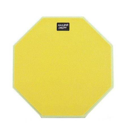 Drum Practice Pad KA-LINE STAND PPM100 12" Yellow
