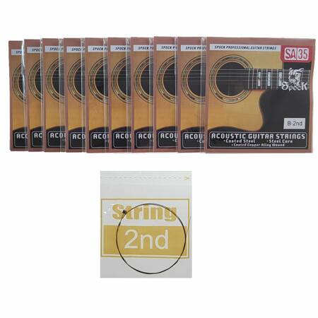 Economy Single Acoustic Guitar String SPOCK 0.15/B-2nd/SA35 