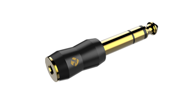 High end Metal Audio adapter 1 x 6.3mm Jack Stereo Plug <=> 1 x 3.5mm Female Roxtone RA3J3MJF