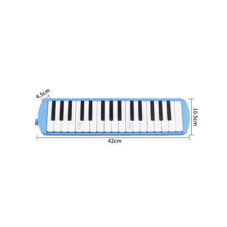 Melodica 32 Keys Air Piano Keyboard  Kera Audio DHS32-blue