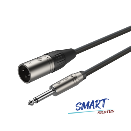 XLR 3-pole male - 6.3mm mono Jack plug SAMURAI Roxtone SMXJ250L5